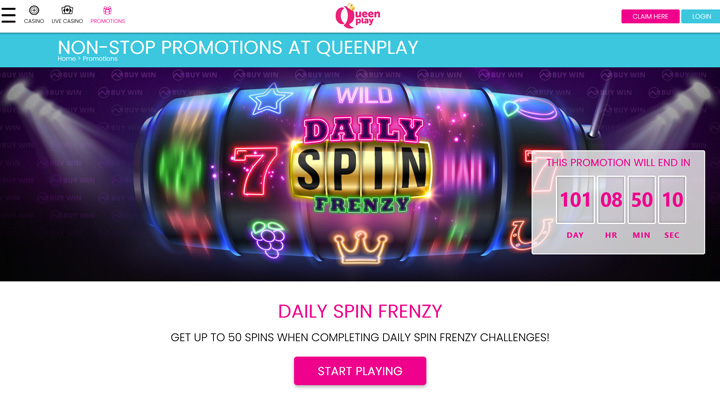 Queenplay Casino review